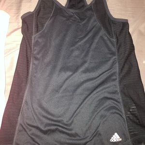 Adidas gray Workout Tank Top